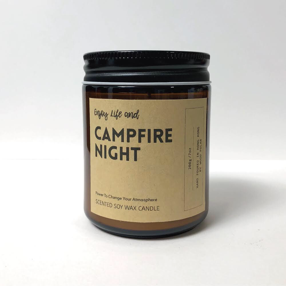 Campfire Soy Wax Candle – Wood Polar