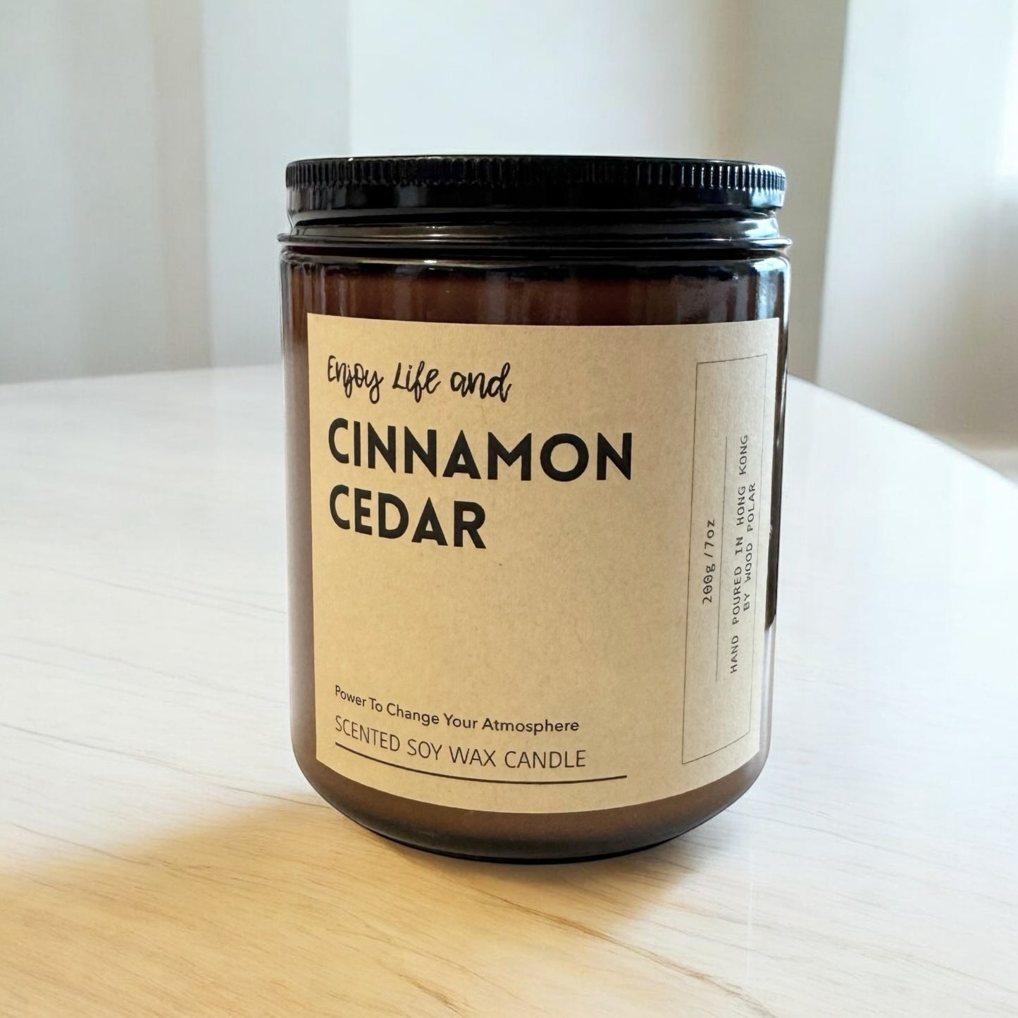 Cinnamon Cedar Soy Wax Candle 肉桂雪松大豆蠟燭