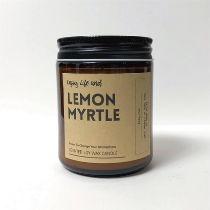 Lemon Myrtle Soy Wax Candle 檸檬香桃木大豆蠟燭